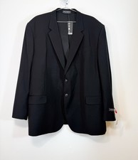 $259 New 52R Bert Pulitzer Men Blazer Black Classic Fit picture
