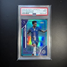 2026 Topps Chrome Premier League Estevao Willian RC Teal Refractor #/299 PSA 9 picture