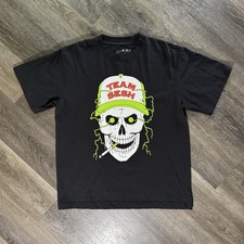 TeamSESH BONES Tour 2025 Double Sided T-Shirt M Skull Graphic Rare Streetwear picture