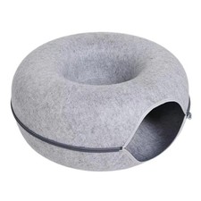Cat Cave EXTRA LARGE Cat Tunnel Bed Indoor Cats,Cat Donut picture