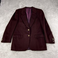 Vintage Brioni Blazer Mens 38 Red Wool Cashmere Olympic Torino Sport Coat Italy picture