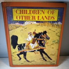 2 Vintage Children’s Books: Children Little Folks of Other Lands, Illustrated picture