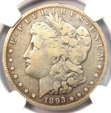 * 1893-S * CHOICE FINE+/VF SiIver Dollar* FROM ORIGINAL COLLECTION picture