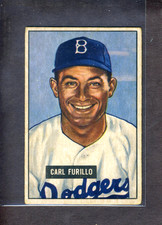 1951 Bowman #81 Carl Furillo VG picture