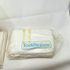 VTG Toddletime Flat Gauze Diapers Flat 100% Cotton White As-Is OpenedPacksRandom picture