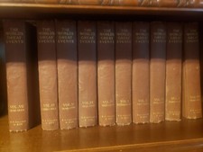 Worlds Great Events Antique 10 Volume Book Set picture