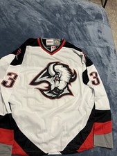 Vintage Chris Drury Buffalo Sabers White Jersey Size Large 52 picture