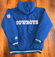 Vintage 90s Starter NFL Dallas Cowboys Parka Size Medium picture