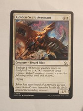 Golden-Scale Aeronaut 15 March of the Machine Magic: The Gathering Common LP picture