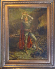 King Arthur Timeless Treasures signed oil painting picture