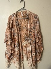 Torrid Open Front Cardigan Sweater Womens Size One Size Multicolor Dolman Sleeve picture