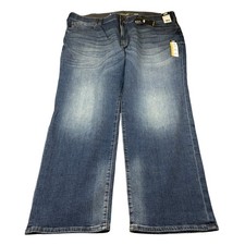 NWT Lee Extreme Motion MVP Maddox Relaxed Straight Jeans Blue 48x32 Big & Tall picture