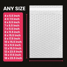 US Made Any Size  Bubble Out Bags Protective Wrap Bubble Pouches shipping 4x7.5 picture