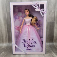 2017 Mattel Birthday Wishes Barbie Hispanic Pink Dress #DVP51 NRFB picture