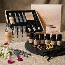 Perfume Making Kit DIY Fragrance Set 6 Oils Make Your Own Perfume Cologne Gift picture