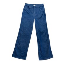 Good American Jeans Womens 12/31 Denim Skate High Rise Wide Relaxed Oversized picture
