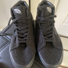 Vans High Top Sneakers Black Men’s 9.5 Women’s 11  New No Box picture