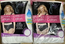 6 Pack Hanes Just My Size JMS Womens Cotton Brief Panty White Size~ 10 / 3XL NWT picture