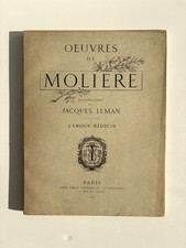 Moliere (Molière) L'amour Médecin 1889 Émile Testard French paper wrappers Illus picture