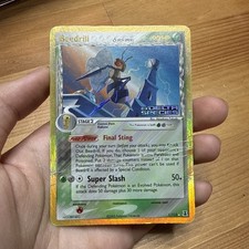 Pokemon TCG Beedrill 1/113 Delta Species Reverse Holo Rare 2005 HP Creased picture