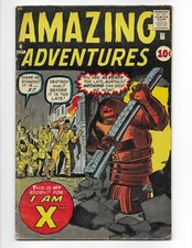 Amazing Adventures 4 1961 Marvel Comics VG 4.0 1st App Robot X Kirby Stan Lee picture