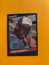 FRED MCGRIFF Rookie RC 1986 Donruss Rated Rookie #28 NM or Better Centered picture