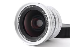 RARE [Almost Unused] Leica Elmarit M 24mm f/2.8 ASPH 6bit Silver Lens From JAPAN picture