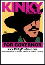 Kinky Friedman For Governor 2006 Poster  picture