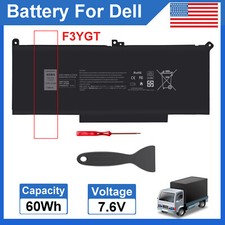 LOT 1-50 F3YGT Battery For Dell Latitude E7280 7380 E7480 E7390 7390 7480 7490 picture