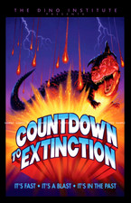 1998 Disney Animal Kingdom Countdown To Extinction Poster 11 x 17 DINOSAUR picture