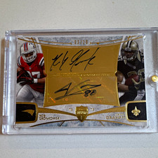 2013 Topps Supreme Football Dual Autographs Gronkowski/Graham #SDA-GG 02/20 picture