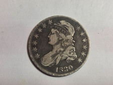 1830 capped bust half dollar small o VF picture