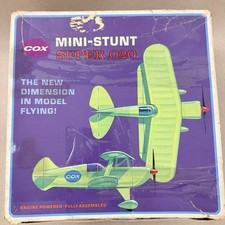 Vintage Cox Mini Stunt Super .020 Gas Airplain Kit w/ Damaged Box Top picture
