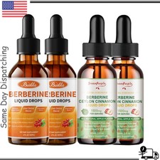 Berberine Supplement 60ML Liquid Drops Berberine Root w/ Organic Ceylon Cinnamon picture
