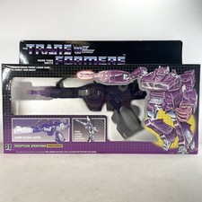 Transformers G1 Shockwave Shockblast Decepticon Transforming Figure Toy NEW BOX picture