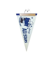 Original Vintage 1960- 70’s NCAA College Allstars Football Men’s Stadium Pennant picture