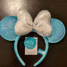 New Tokyo Disney Resort Sea 25th Sparkling Jubilee Headband Ears Cap Hat From JP picture