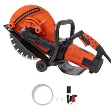 Uimoso 14'' Electric Concrete Saw Wet/Dry Saw Cutter with Water Pump and Blade picture