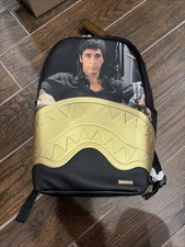 Sprayground Scarface My Place Black Gold Backpack NEW AUTHENTIC picture