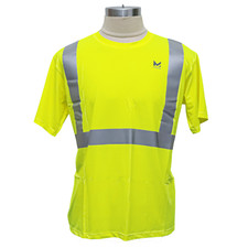 Mission Cooling Safety Shirt Yellow Reflective Size L picture