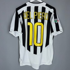 JUVENTUS ITALY 2003/2004 HOME FOOTBALL SHIRT JERSEY NIKE SIZE S #10 DEL PIERO picture