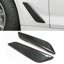 Real Dry Carbon Fiber Side Fender Trim Cover Fit for BMW 5 Series G30 18-20 picture