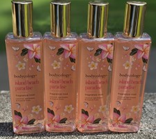 4 Bodycology Island Beach Paradise Fragrance Mist Tropical Perfume Spray 8 oz picture