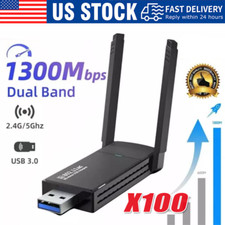 USB 3.0 Wireless WIFI Adapter 1300Mbps Long Range Dongle Dual Band Network lot picture