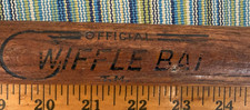 Vintage Official Wiffle Bat Registered Excellent Wood 32