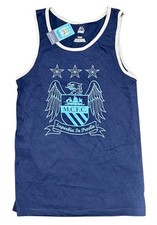 Majestic Official EPL Manchester City FC Tank Top Mens Small NEW picture