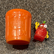 Moose Toys Trash Pack Mini Monster Figure w/ Orange Trash Can Capsule 2015 picture