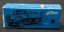 Vintage Tekno #101 10 Milk Cans + Hand Cart Accessory Set in Box - Denmark 1:50 picture