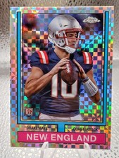 2024 Topps Chrome - 1974 Topps Football Drake Maye #74TF-3 X-Fractor (RC) picture