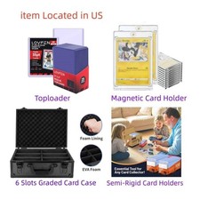 5/25/50/400/800/2000CT 3x4 Toploader / Semi-Rigid PSA Card Holder For 35pt TCG picture